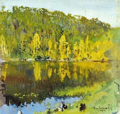 Forest Pond by Eero Järnefelt